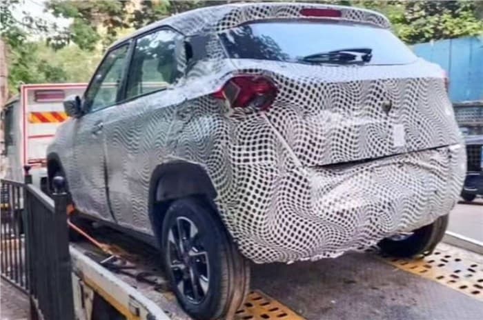 Tata Punch EV spied testing with updated interior and exterior