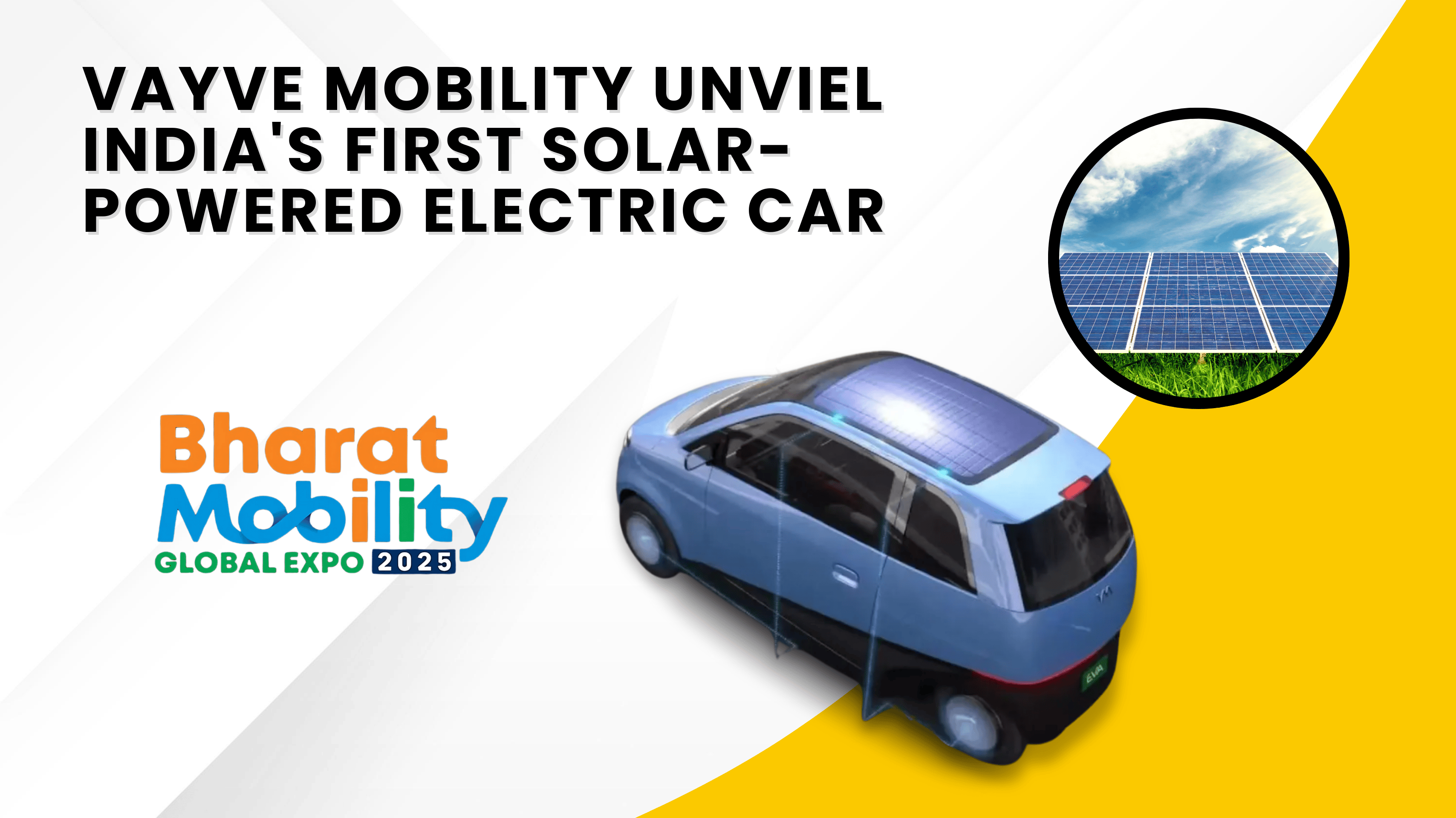 Revolutionizing Indian Roads: Vayve Mobility Unveils Eva - The Solar-Powered Game-Changer