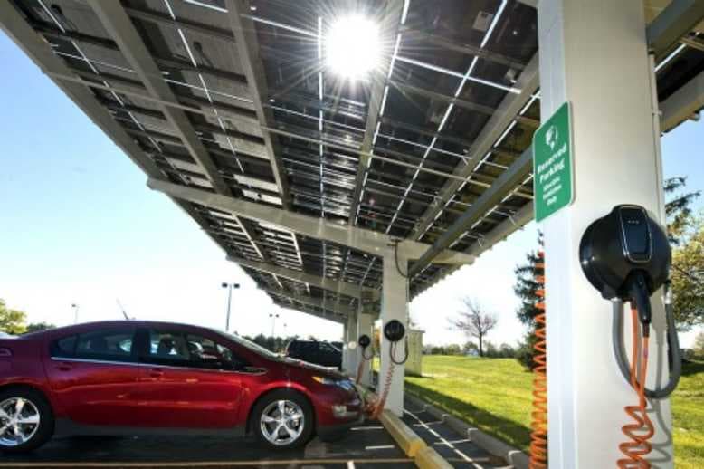 India’s first solar-based EV charging facility