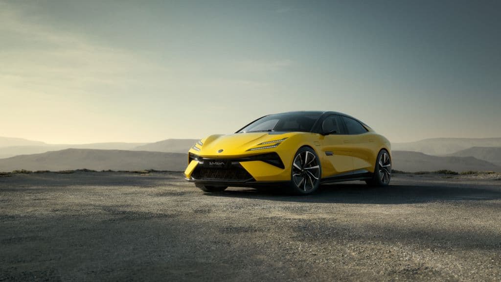 Lotus reveals electric sedan Emeya 