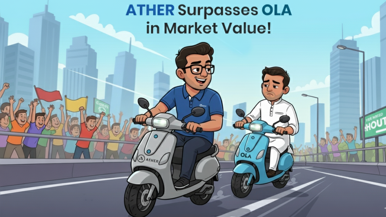 Tarun Mehta's Ather Beats Bhavish Aggarwal's Ola: The Quiet Winner of the Electric Scooter Valuation Battle