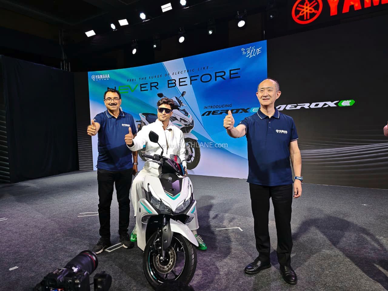Yamaha Motor steps into EV market, launches AEROX-E and EC-06