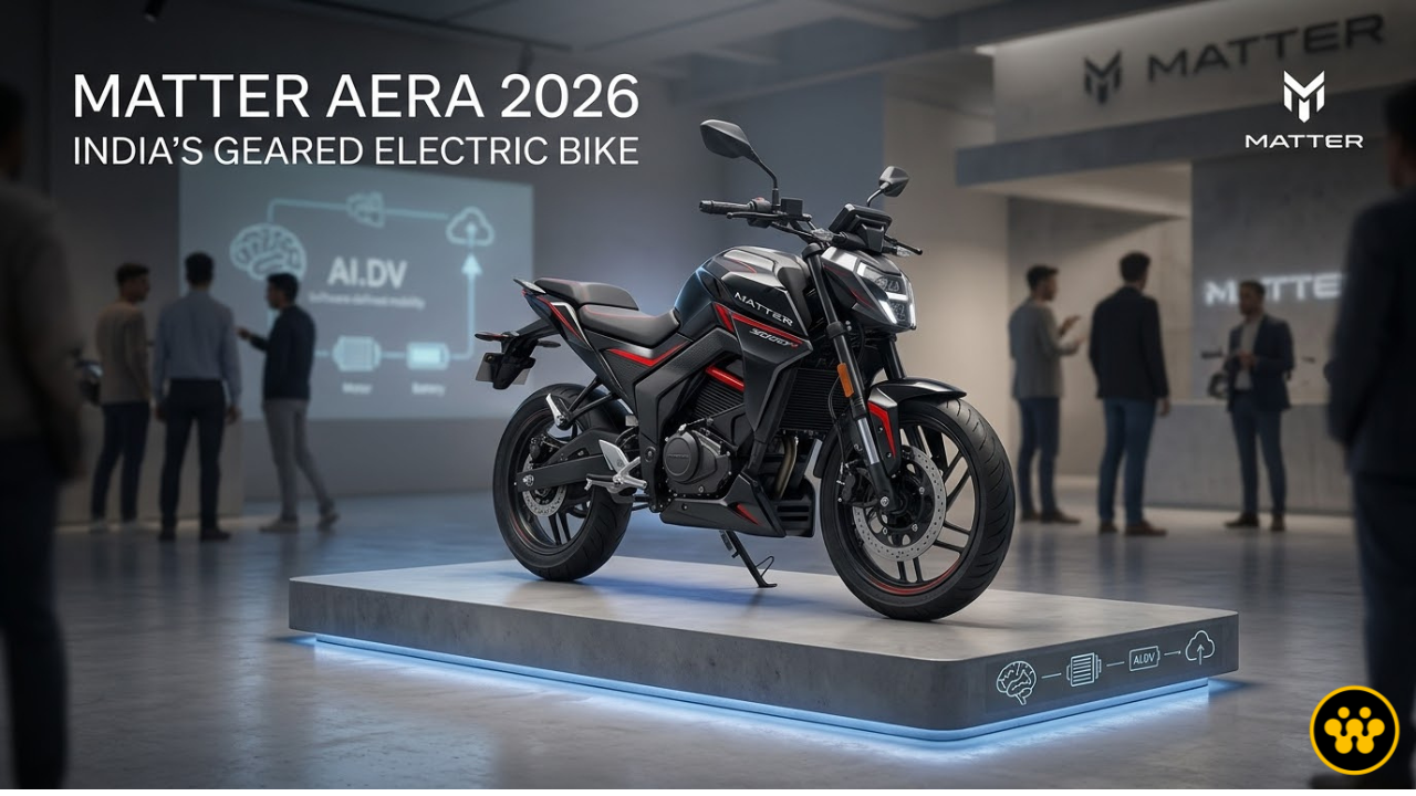 Matter AERA 2026: India’s First Geared Electric Bike and the Rise of AI-Defined Vehicles