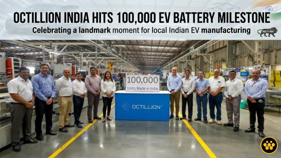 Octillion Power Systems India Hits 100,000 EV Battery Milestone: A Landmark for Local Manufacturing