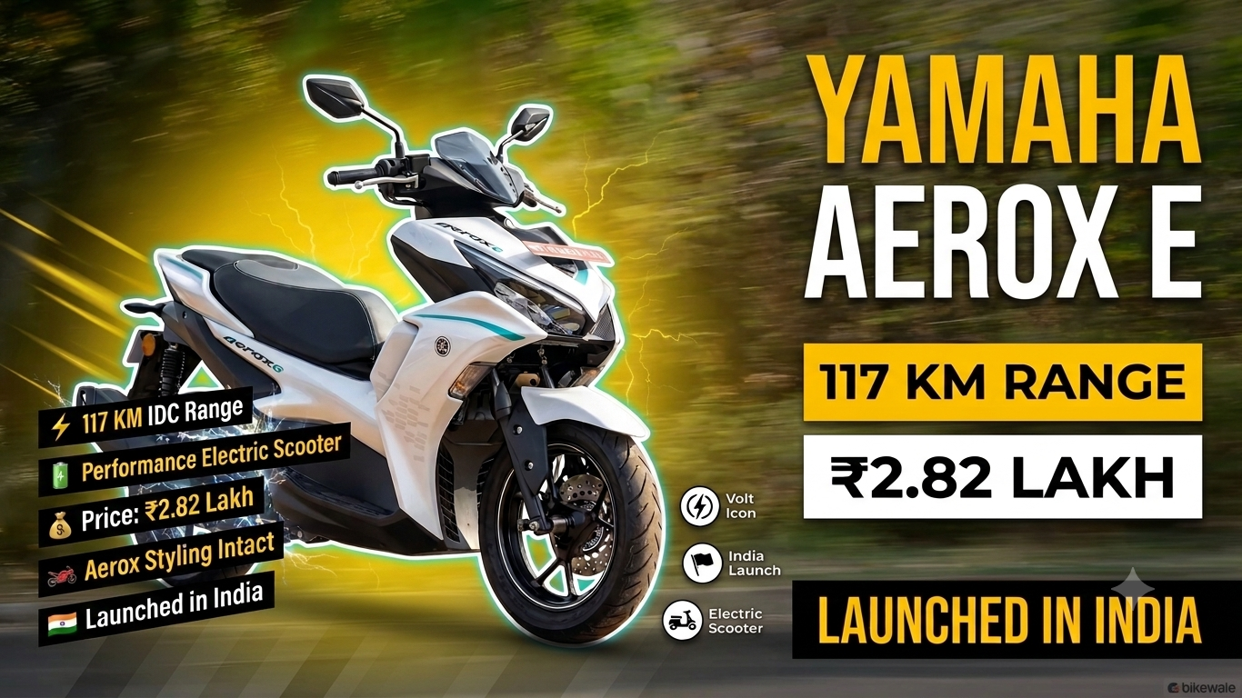 Yamaha Aerox E Hits Indian Roads: A Premium Electric Shift for the Maxi-Scooter