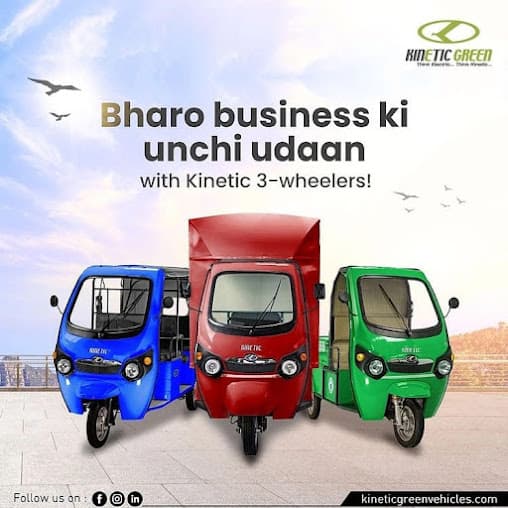 Jalaram Motors Electric Vehicle - Kinetic Green